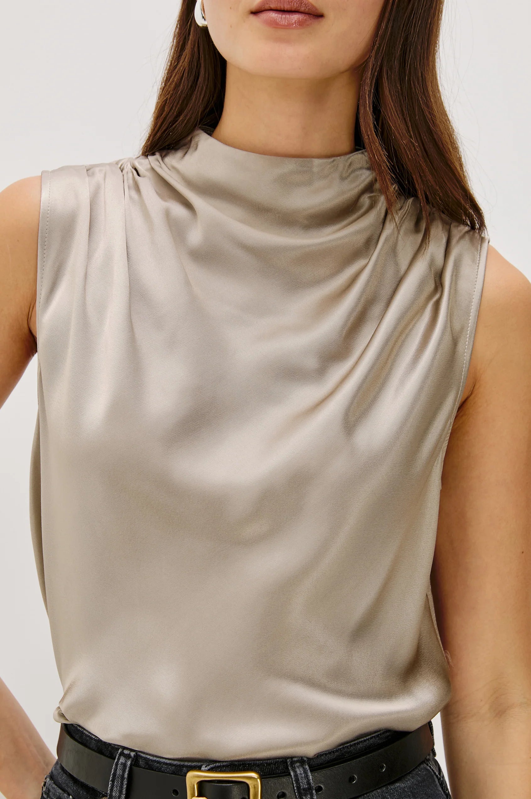 Kaleen top - mink