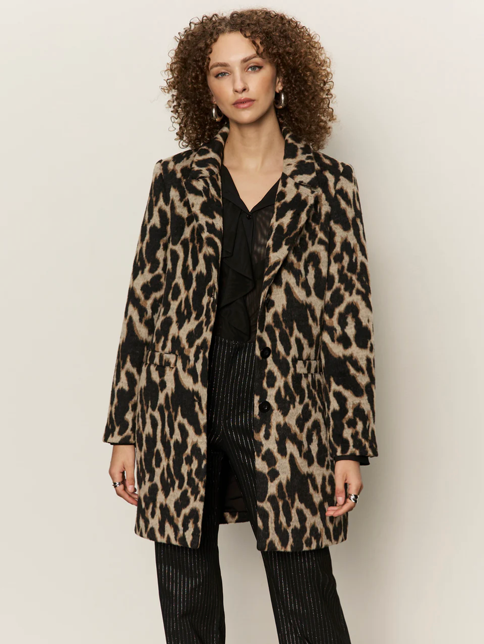 Downtown jacket - leopard mirage