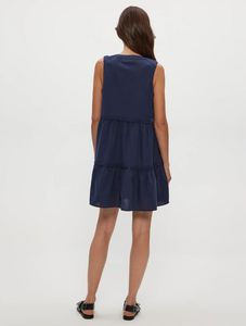 Sandra linen dress - nocturnal
