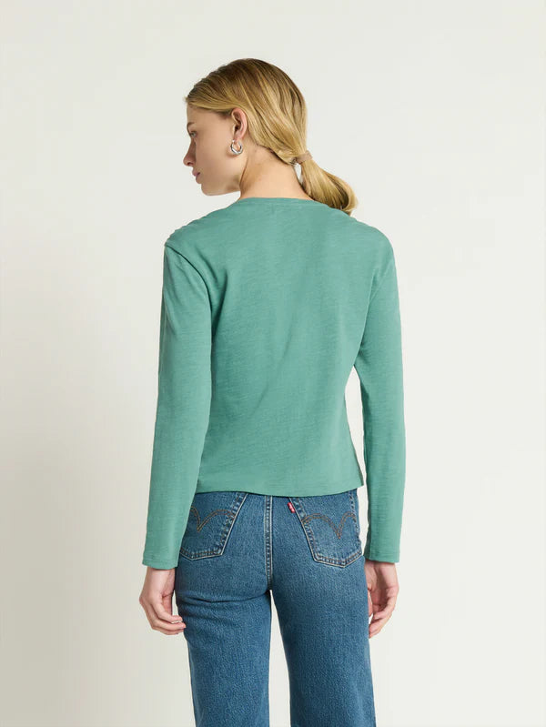 Remi V-Neck Top - sagebrush