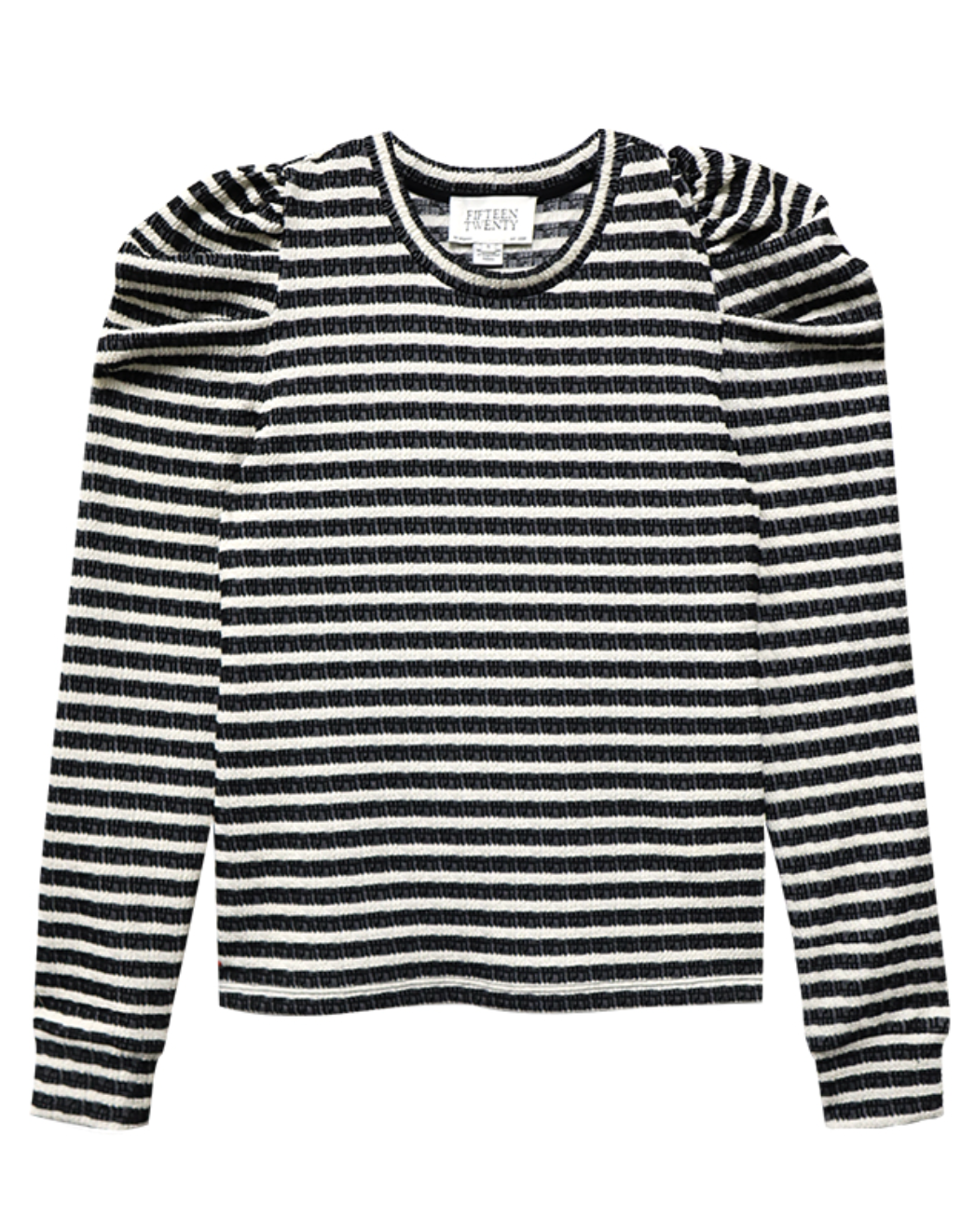 Leila Puff Sleeve Top - stripe