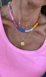 Candice necklace - light blue