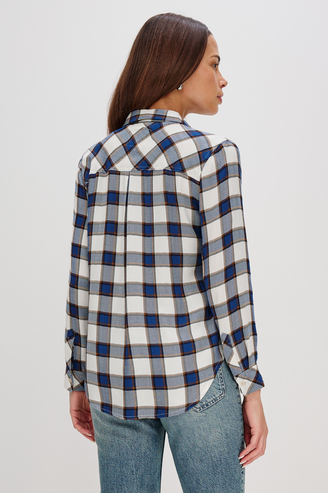 Hunter shirt - golden cobalt