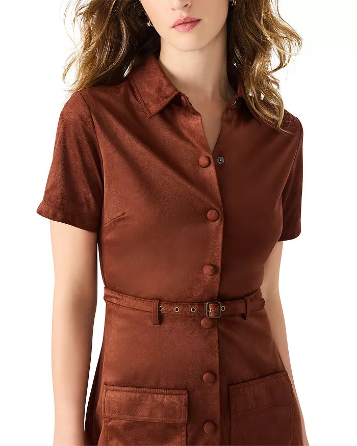 Joliana dress - dark fig