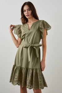 Darlene dress - canteen eyelet