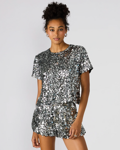 Cressa top - silver