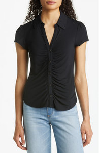 Dream button-up shirt - black
