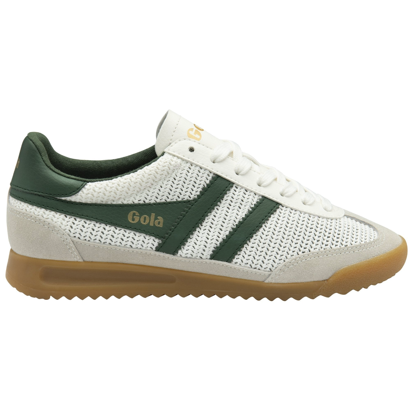 Tornado zephyr sneakers - off white / evergreen