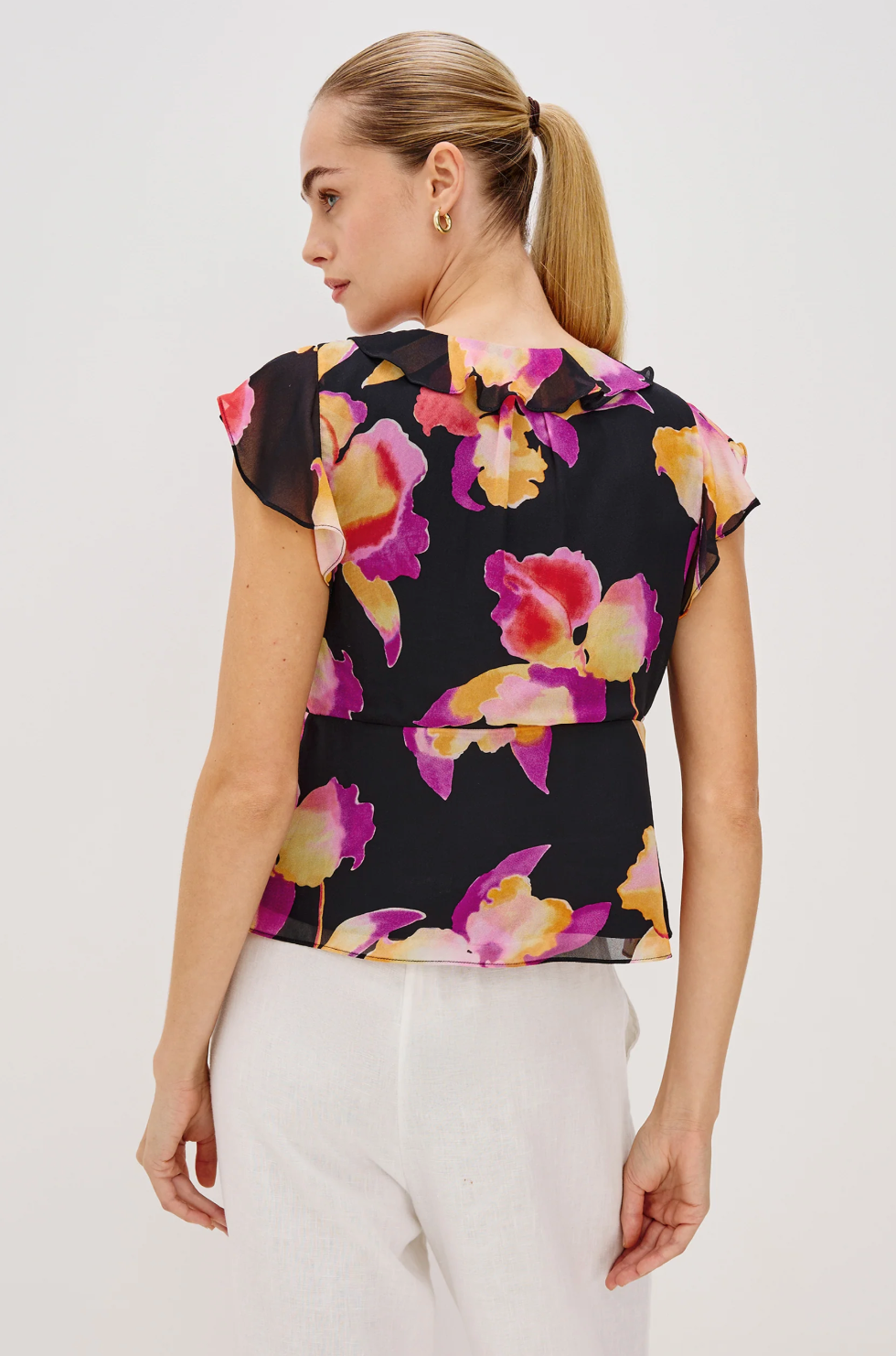 Carmine top - dusk orchid