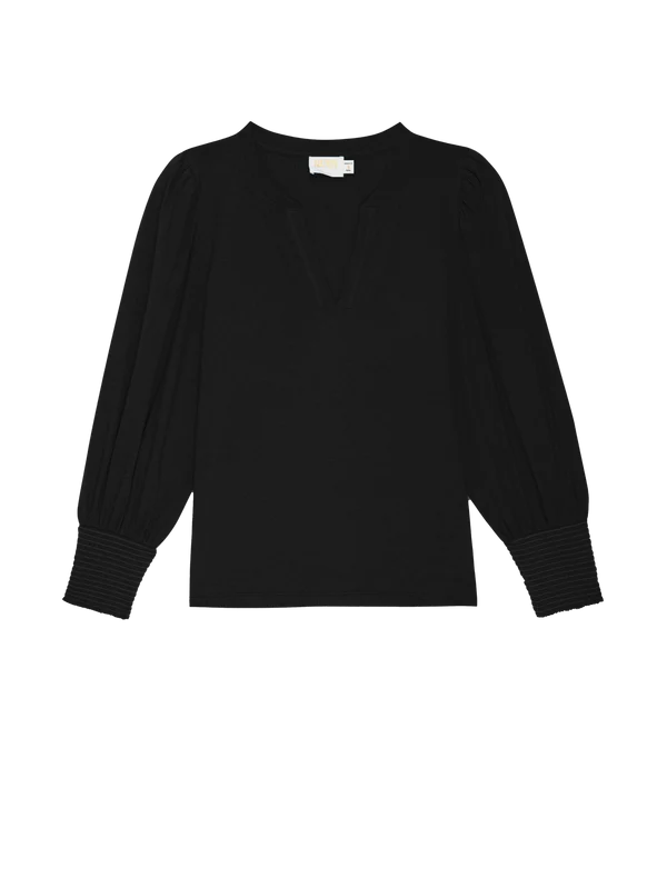 Flora tee - jet black