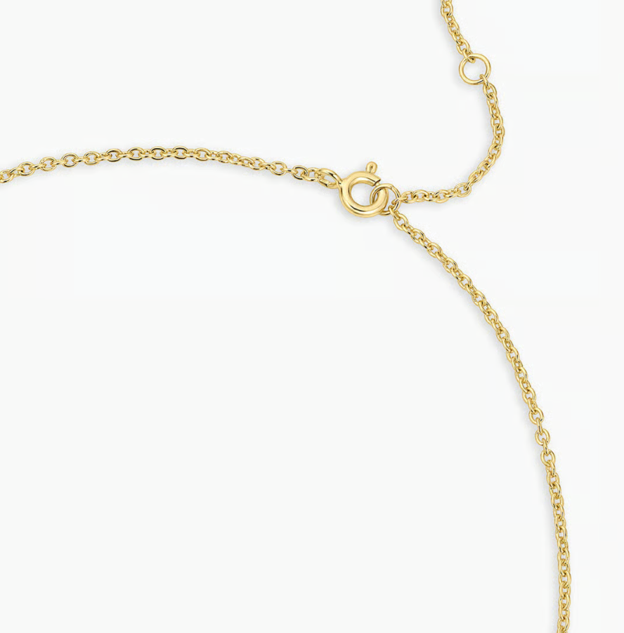 Crew interlocking necklace - gold
