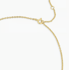 Crew interlocking necklace - gold