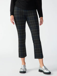 Carnaby kick crop - marion plaid