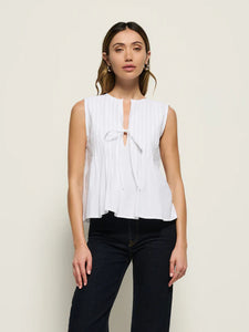 Ali Tie Front Top - lavender