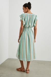 Iona dress - seaview stripe