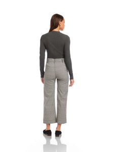 Rylee crop pants - plaid