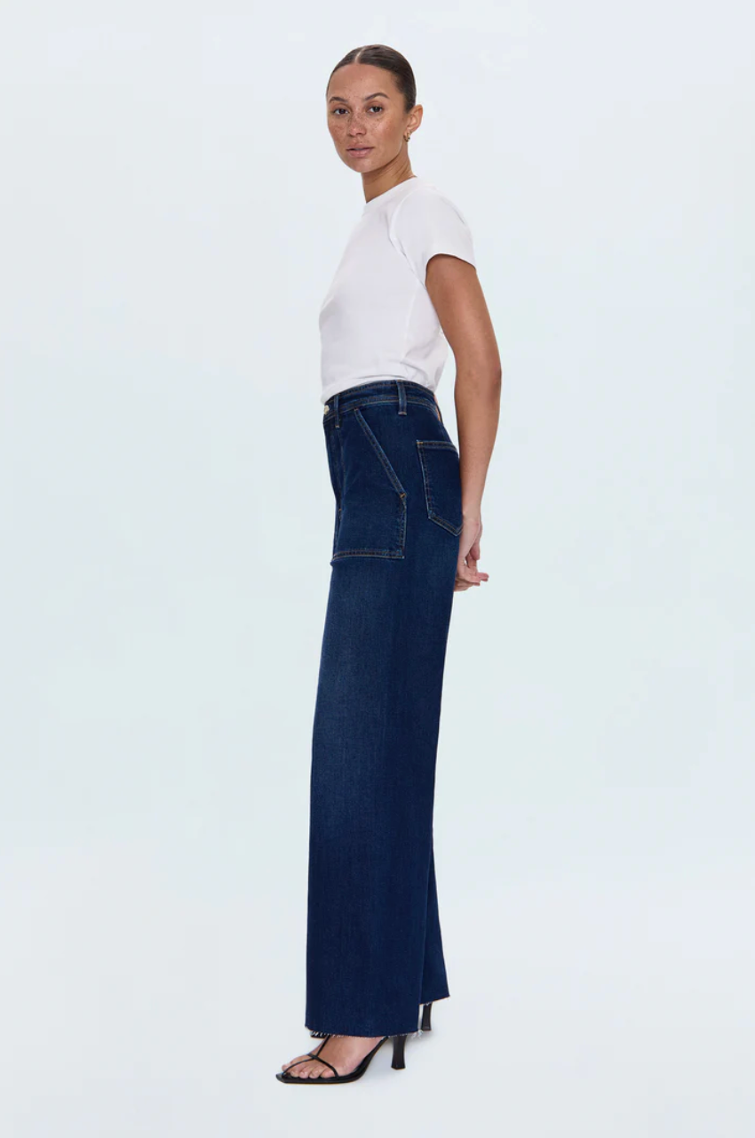 Penny high-rise wide leg jeans - calluna