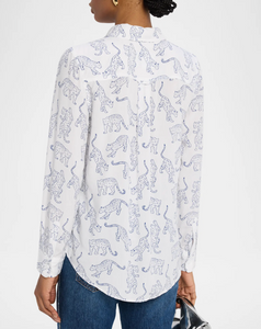 Kathryn shirt - cobalt jaguar