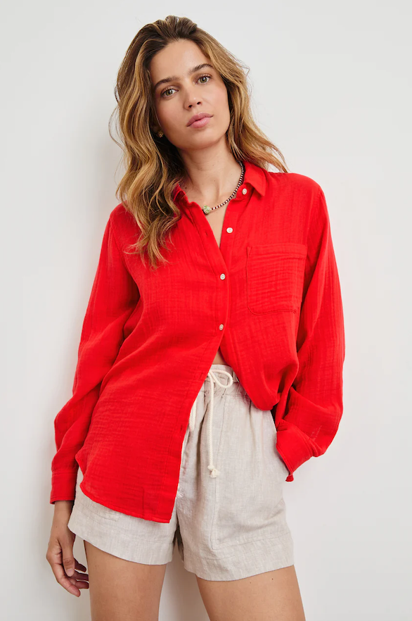 Ellis shirt - cherry