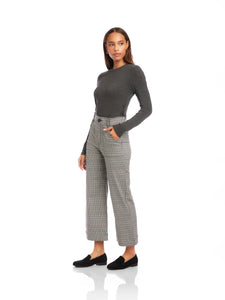 Rylee crop pants - plaid