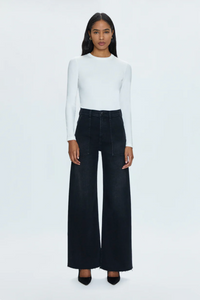 Penny high rise wide leg jean - collins