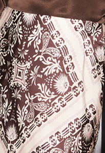 Mia bias skirt - print