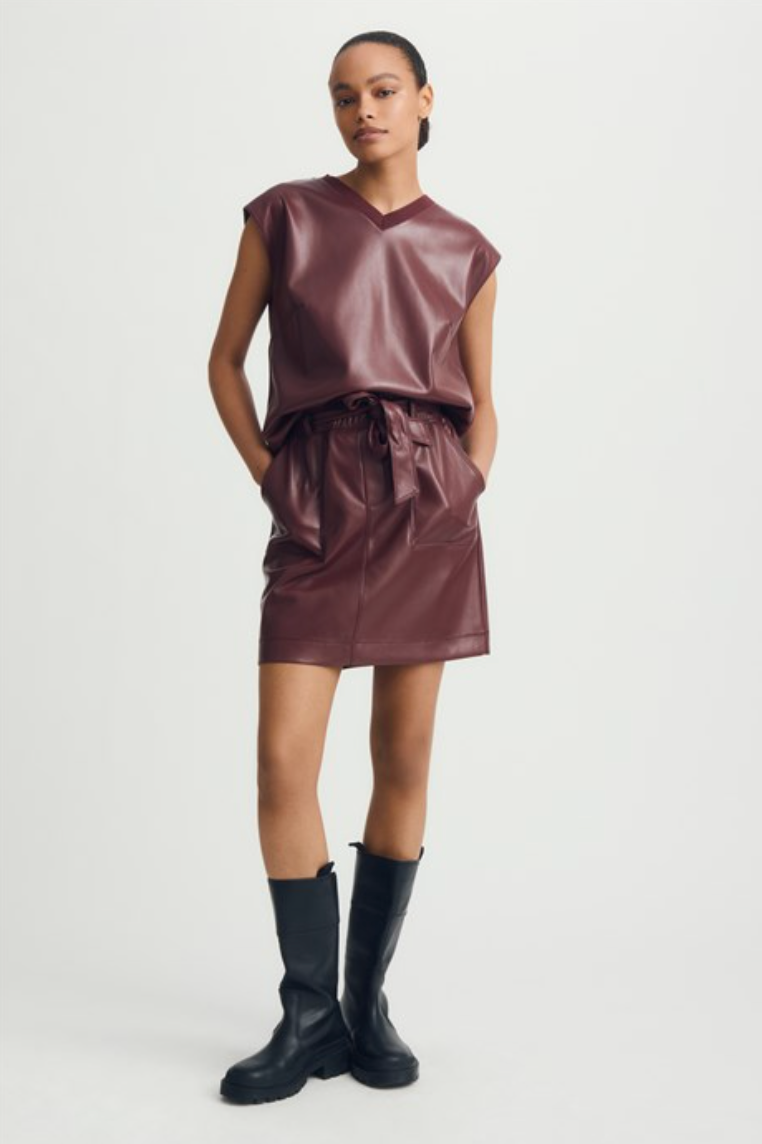 Jaela skirt - dark burgundy