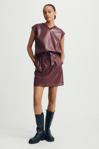 Jaela skirt - dark burgundy