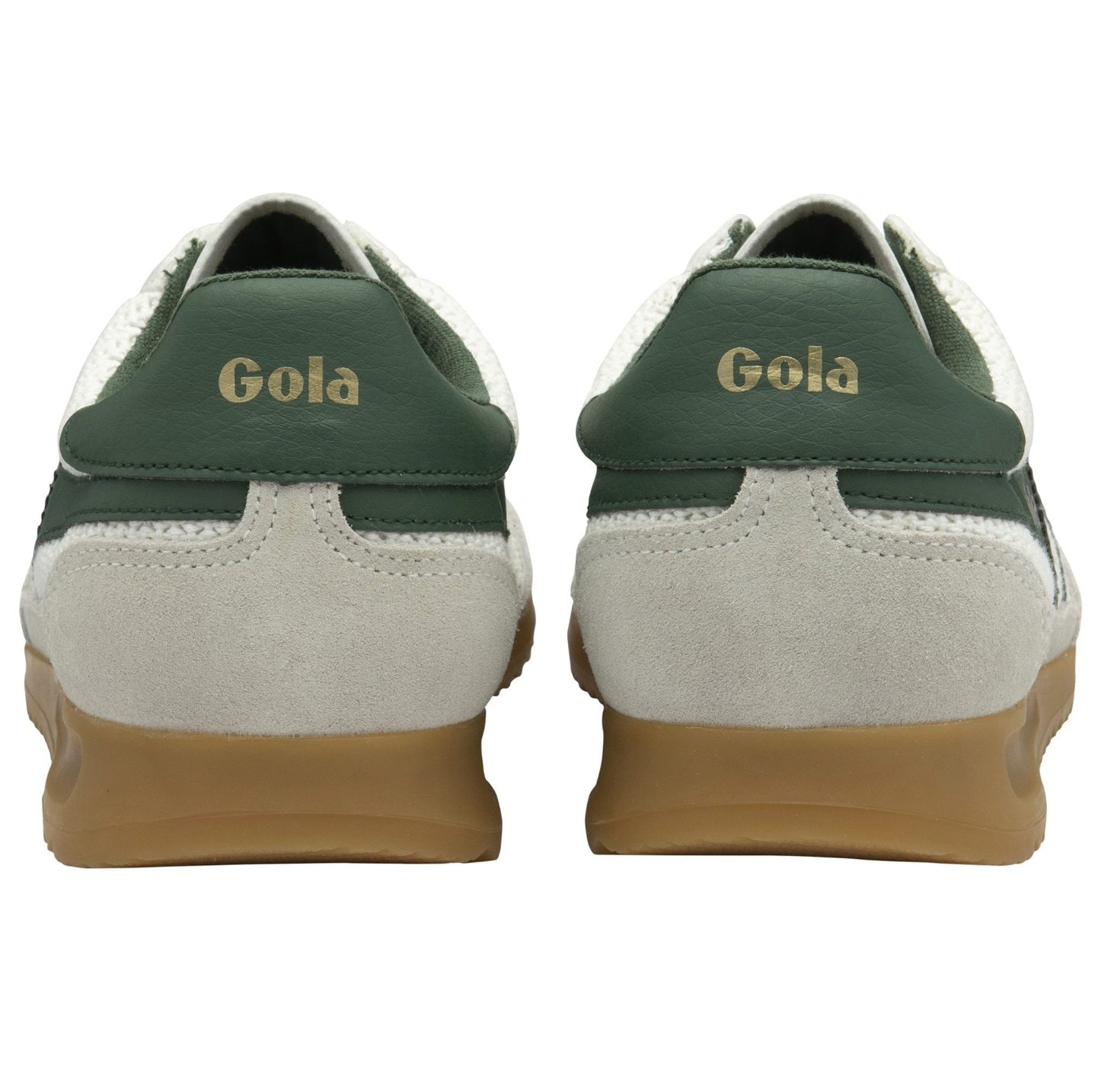 Tornado zephyr sneakers - off white / evergreen