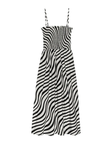 Sibelle Smocked Dress - swirl print