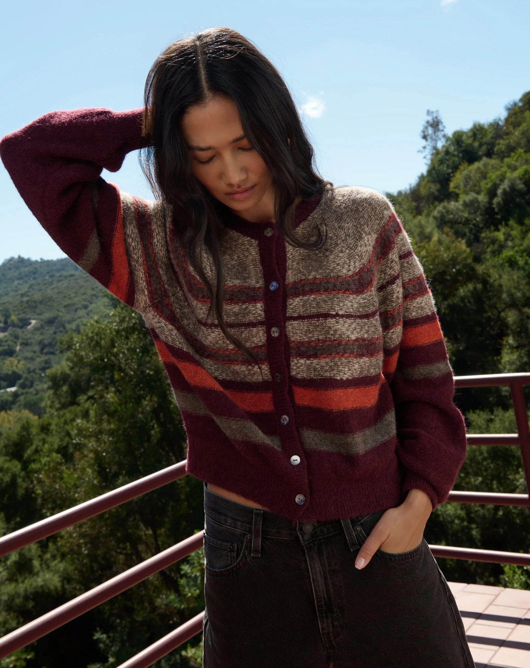 Lulu cardigan - mazama fair isle
