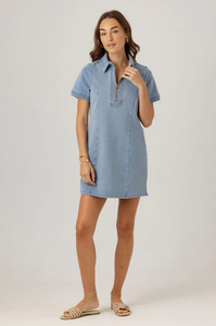 Claudine dress - light wash