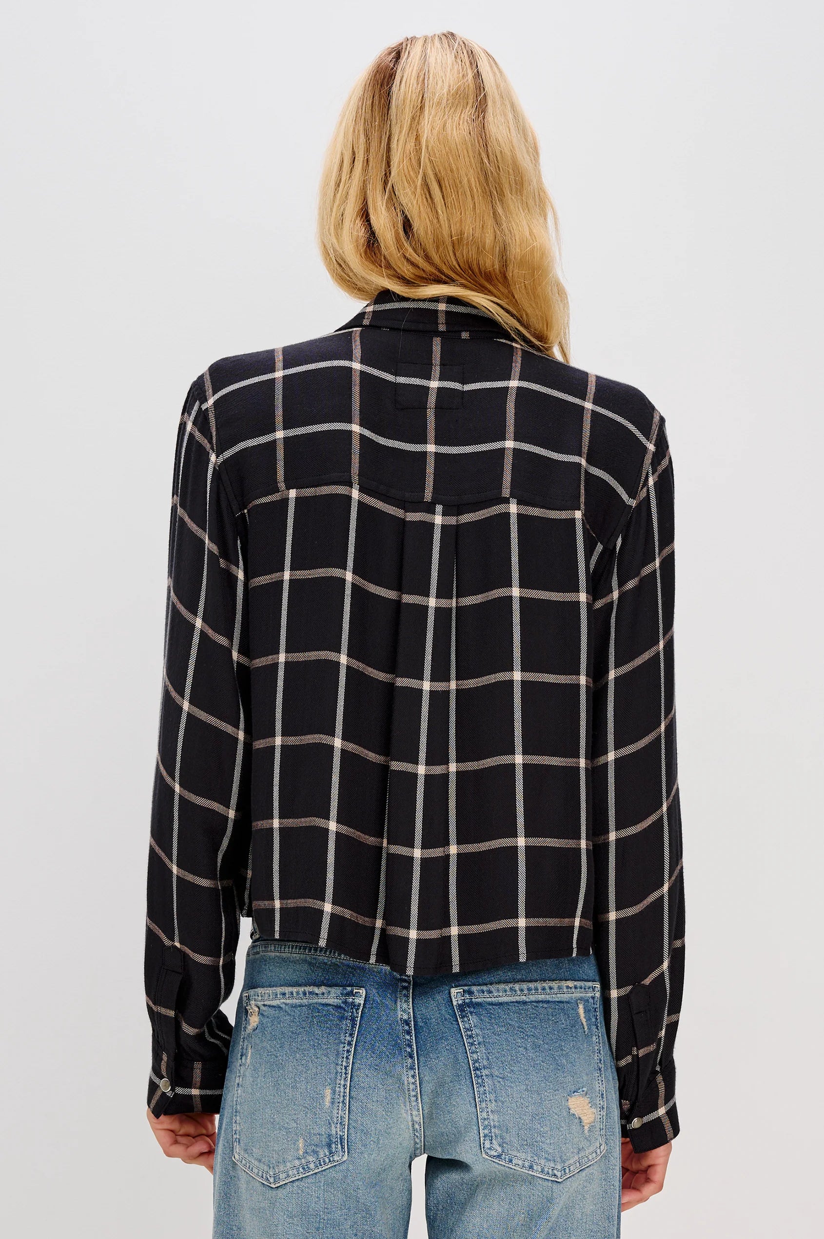 Malin shirt - onyx sand birch