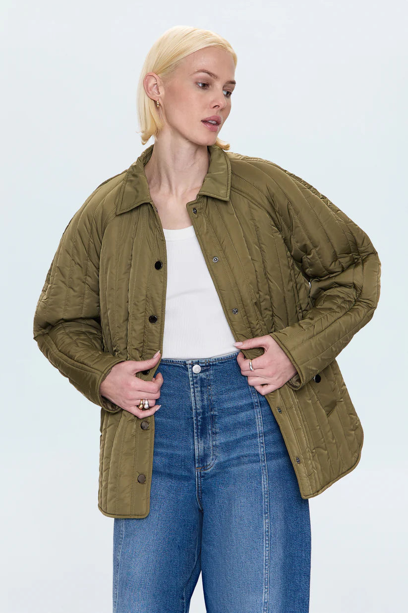Sawyer quilted barn jacket - olive