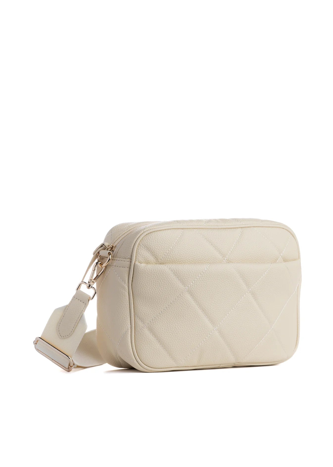 Noa pebbled cargo crossbody - vanilla