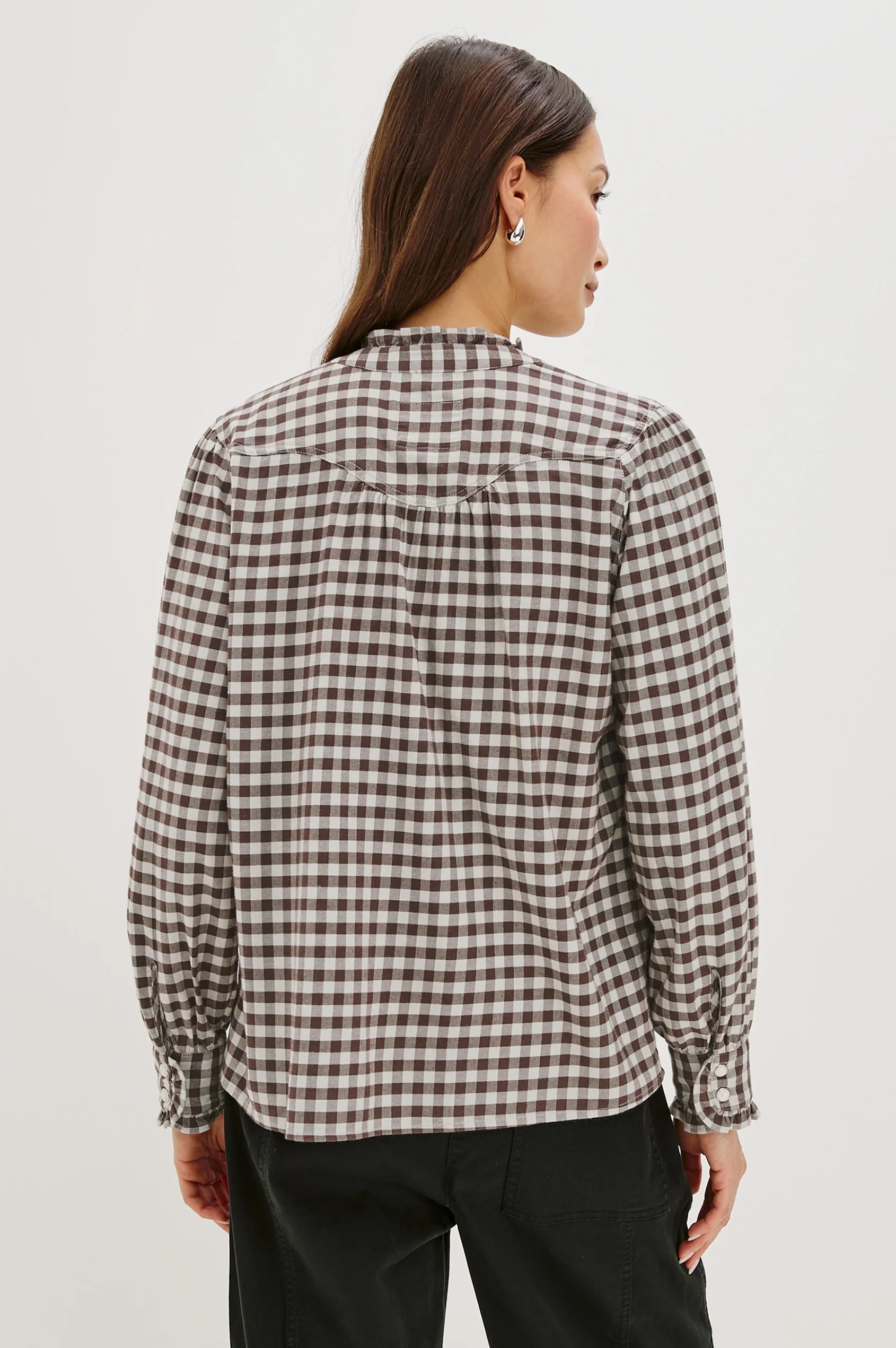 Alanna shirt - chocolate chip