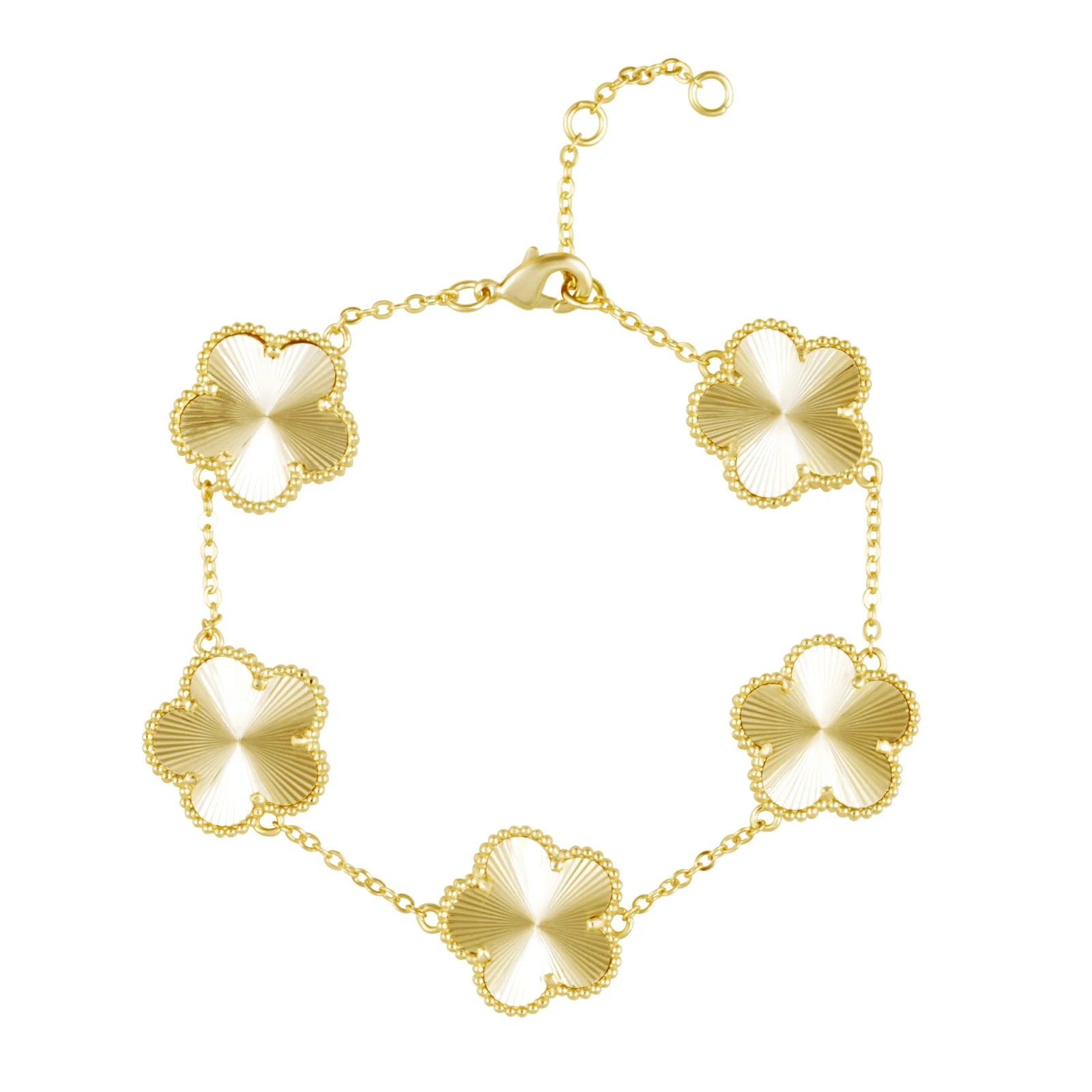 Adeline clover bracelet - gold