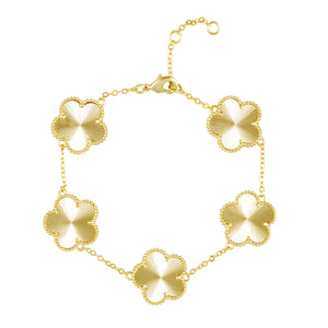 Adeline clover bracelet - gold