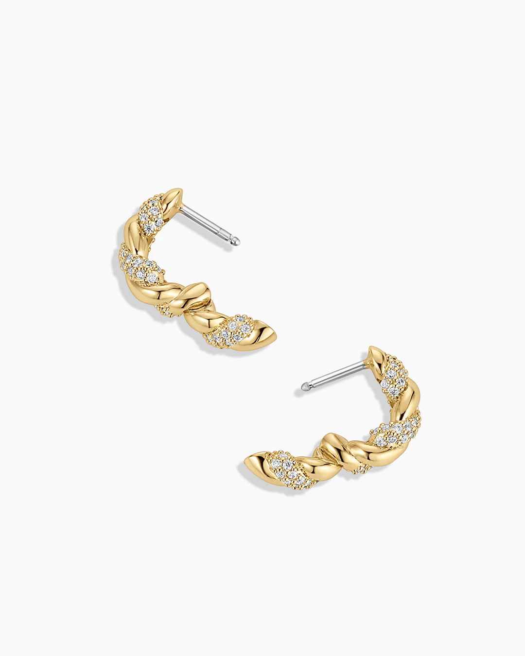 Crew shimmer huggies - gold