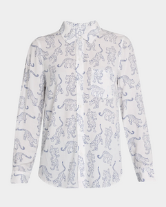 Kathryn shirt - cobalt jaguar
