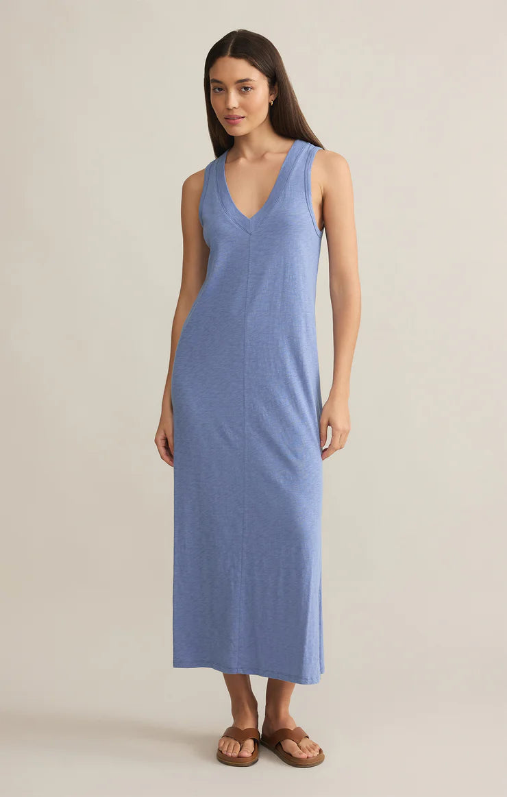 Palisades Midi Dress - sky blue