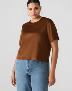 Ezra top - chicory coffee