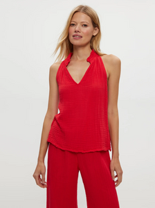 Viola gauze tank - rumba