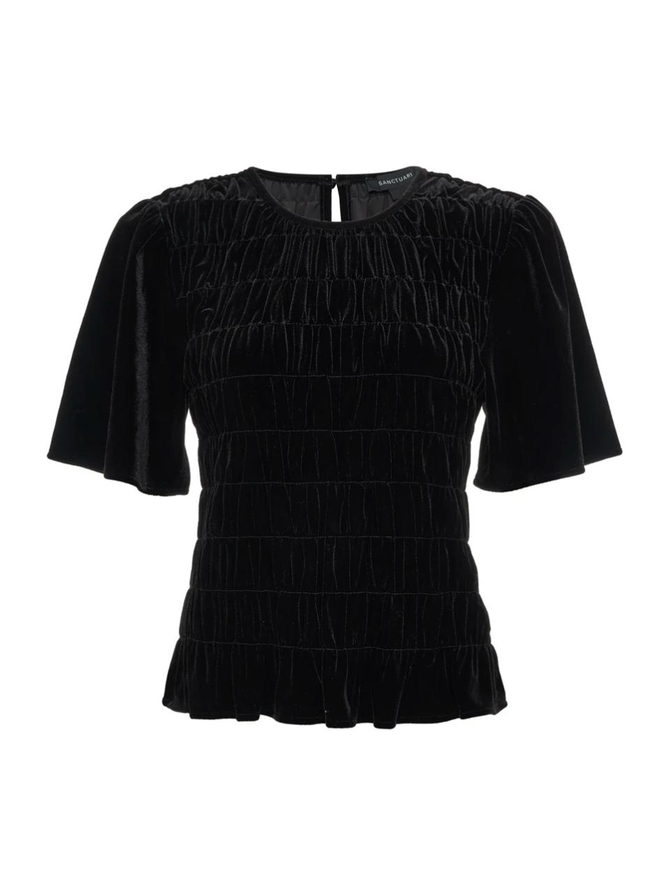 We belong together velvet top - black