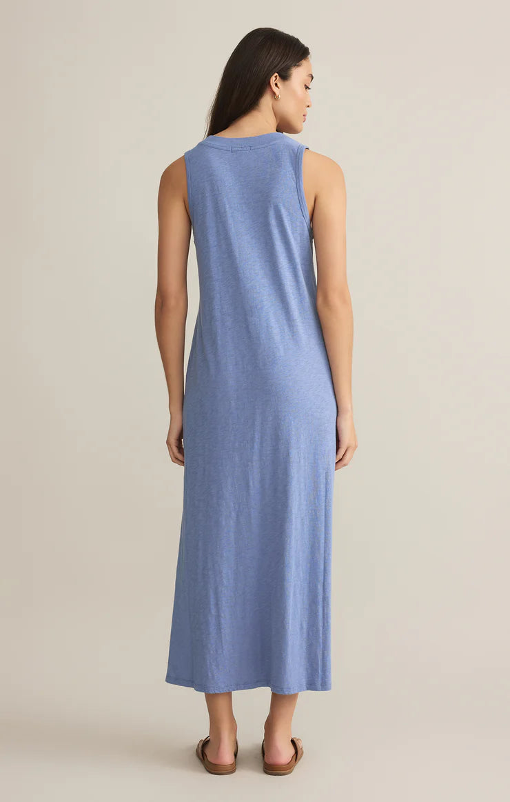 Palisades Midi Dress - sky blue