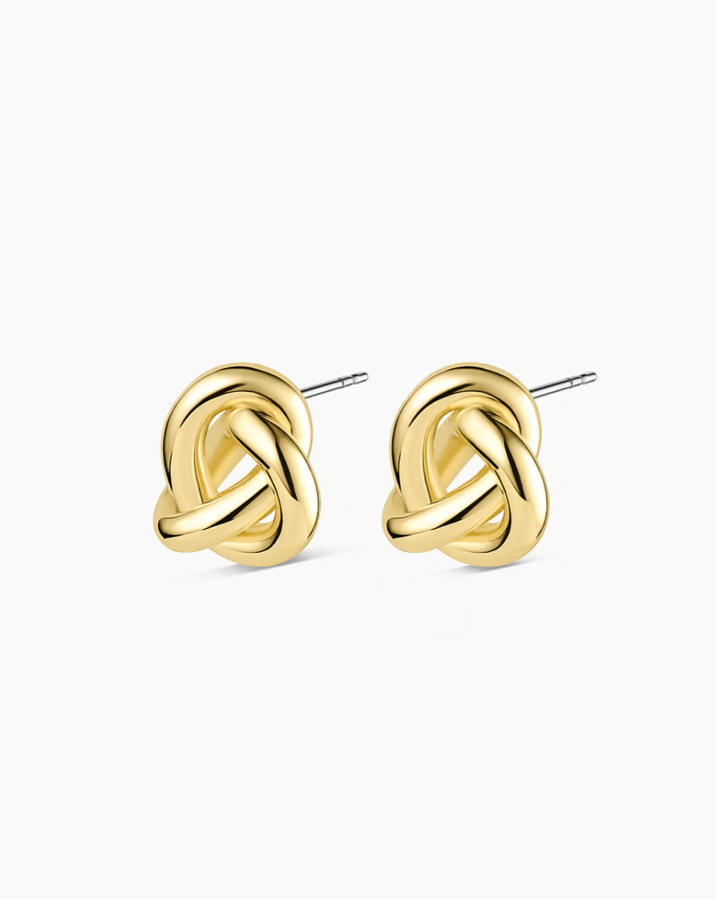 Infinity knot studs - gold