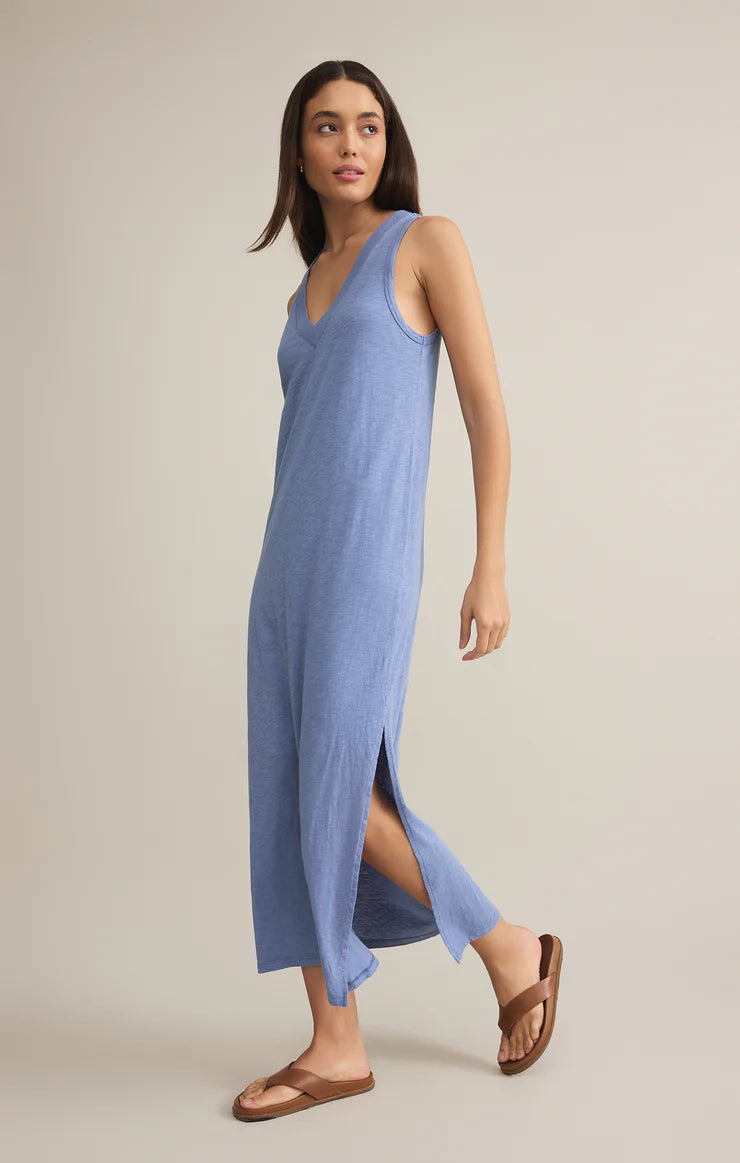 Palisades Midi Dress - sky blue