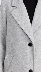 Conway Plush Coat - classic heather grey