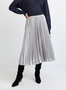 Pleated skirt - silver shimmer
