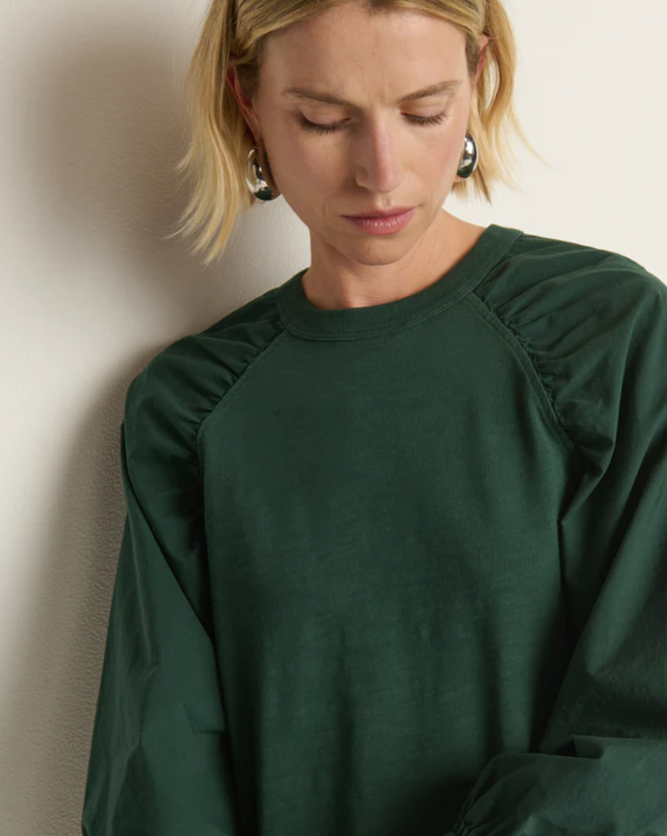 Suky raglan top - pine